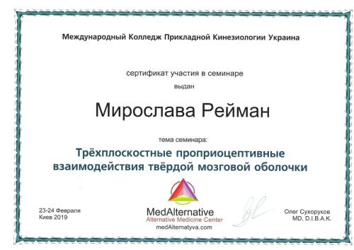 Mirosława Reiman - Gabinet Kinezjologii Stosowanej i Integracji Zdrowia w Rzeszowie