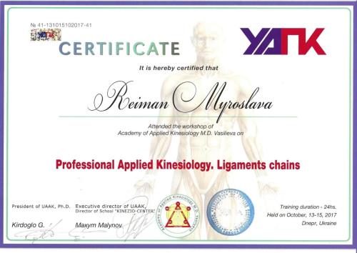 Mirosława Reiman - Gabinet Kinezjologii Stosowanej i Integracji Zdrowia w Rzeszowie